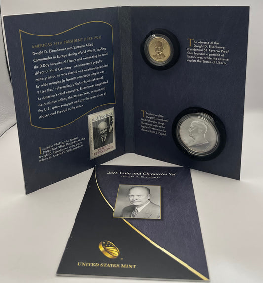 2015 Coin And Chronicles Set Dwight D Eisenhower
