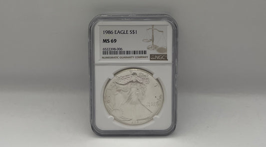 1986 Eagle $1 MS 69