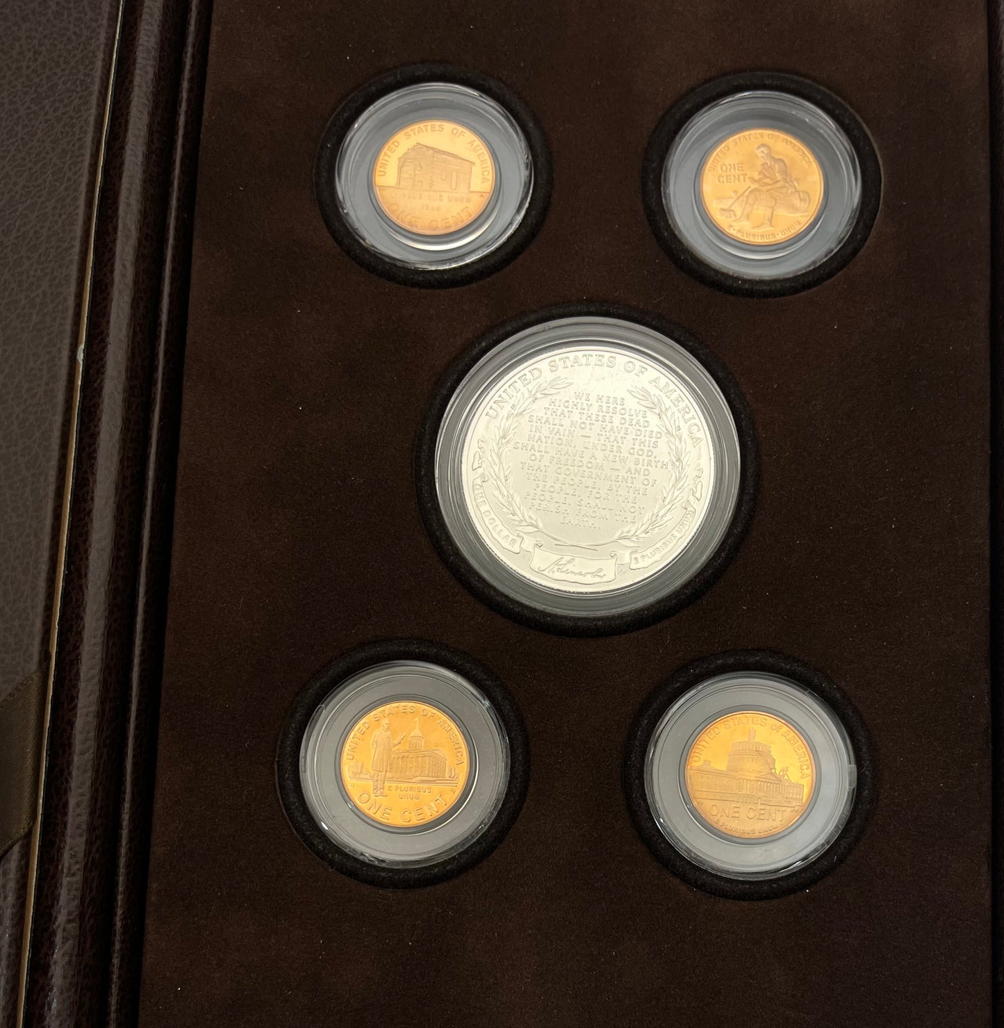 2009 United States Mint Lincoln Coin And Currency Set