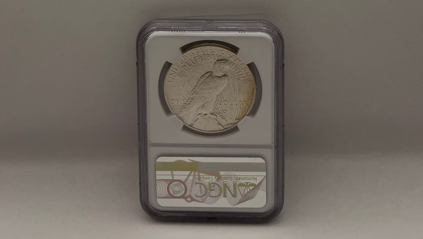 1928 $1 AU Details Cleaned