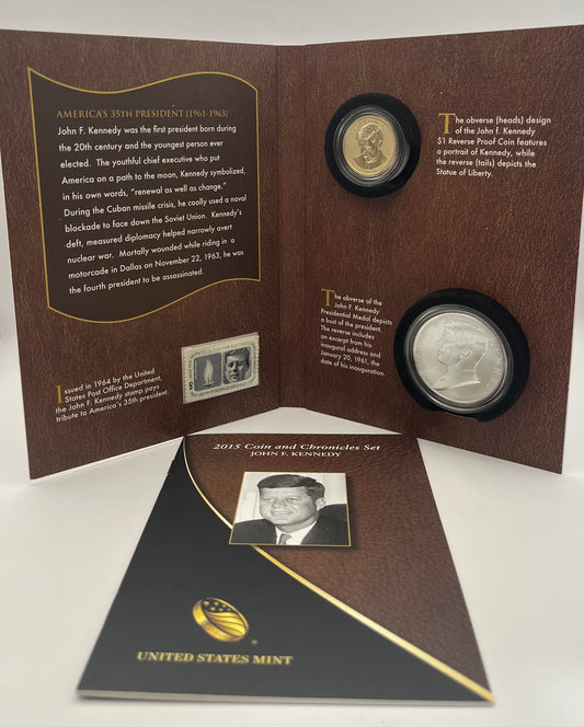 2015 Coin and Chronicles Set John F. Kennedy