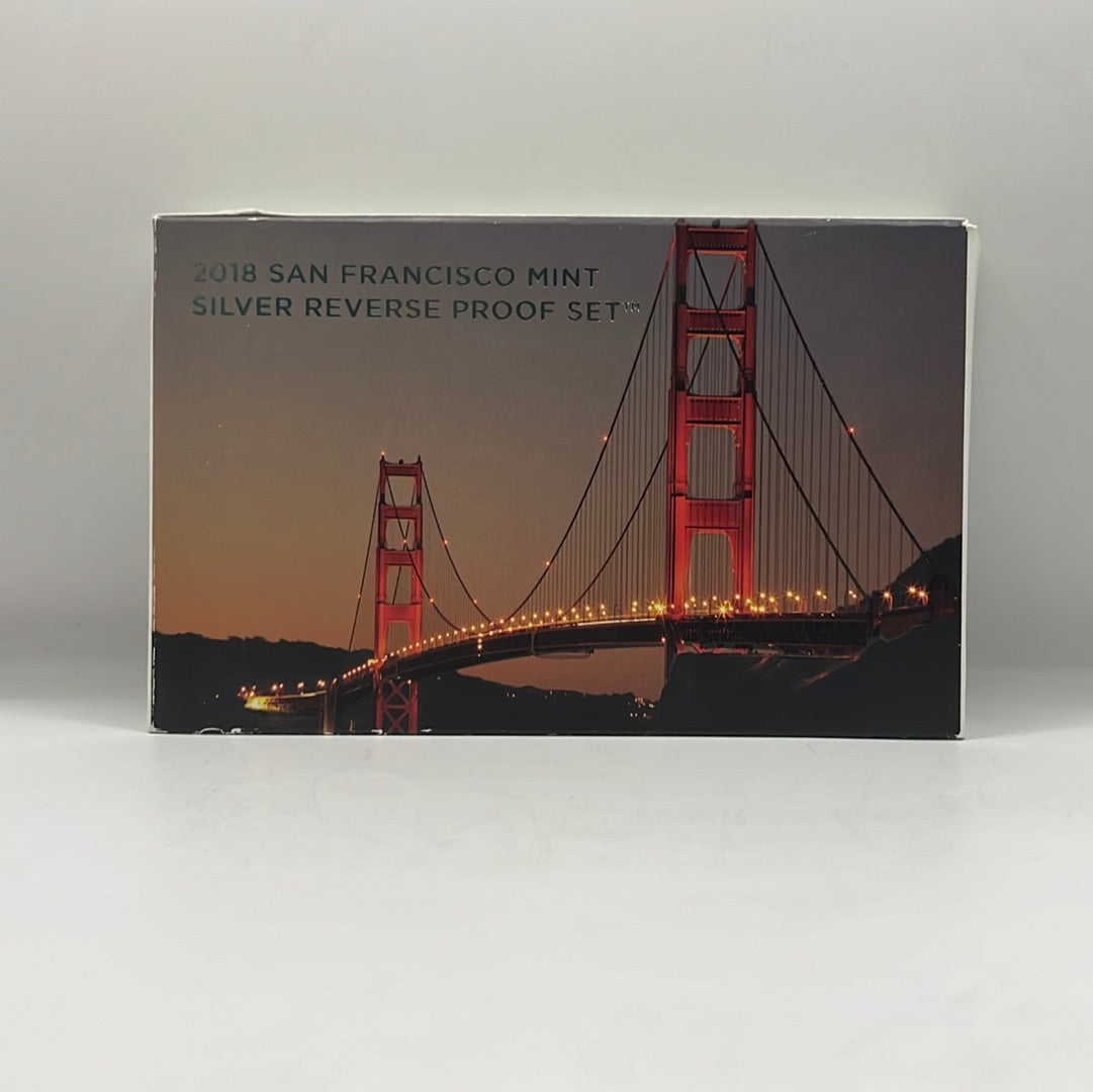 2018 San Francisco Mint Silver Reverse Proof Set