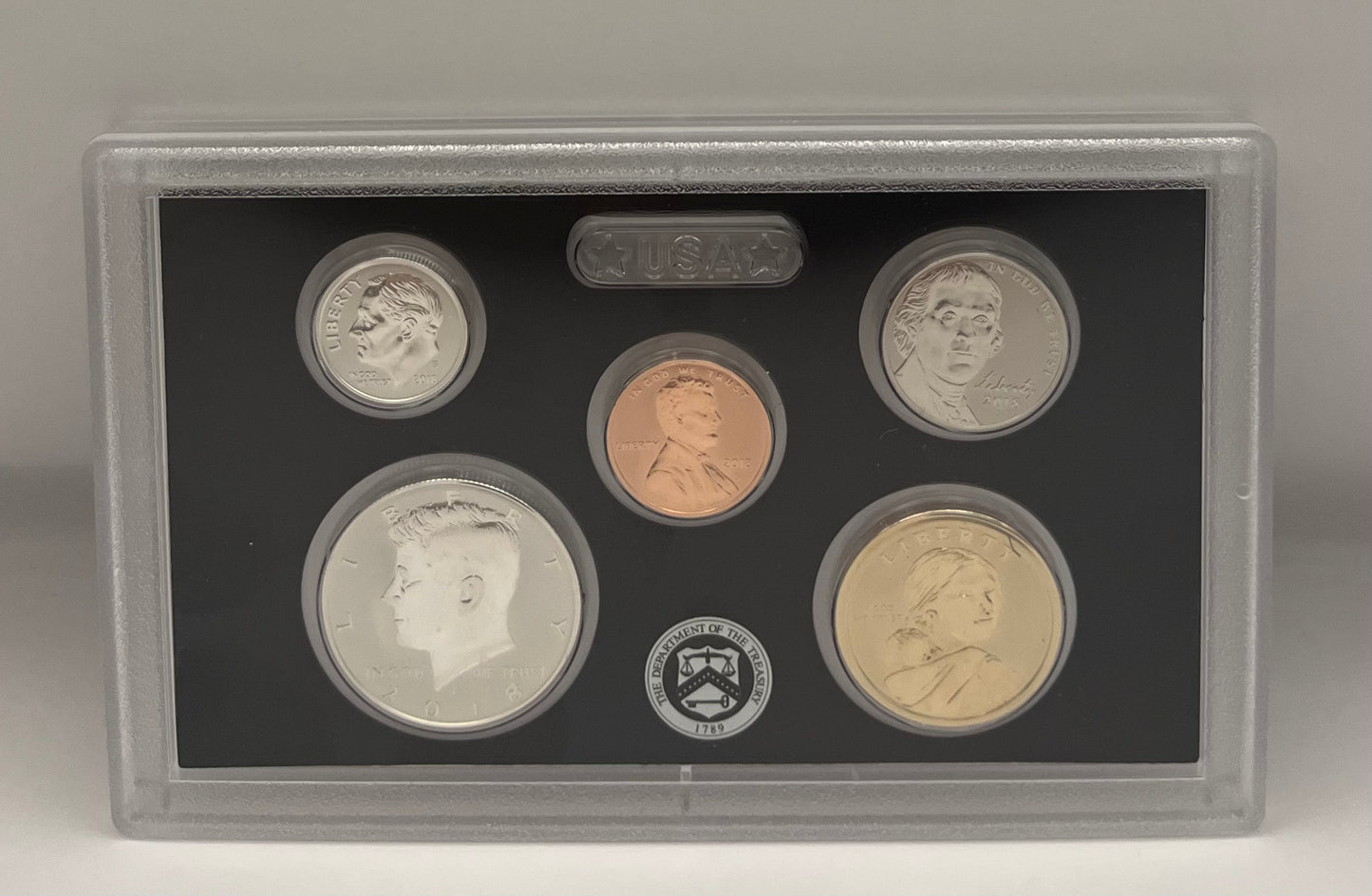 2018 San Francisco Mint Silver Reverse Proof Set