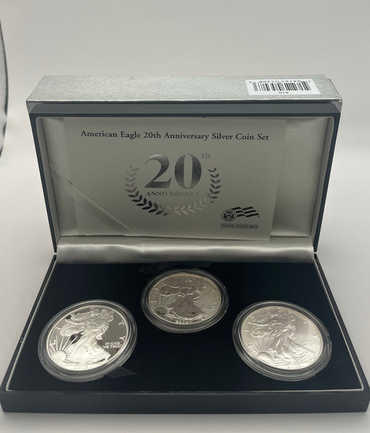2006 American Eagle 20TH Anniversary Silver Coin Set