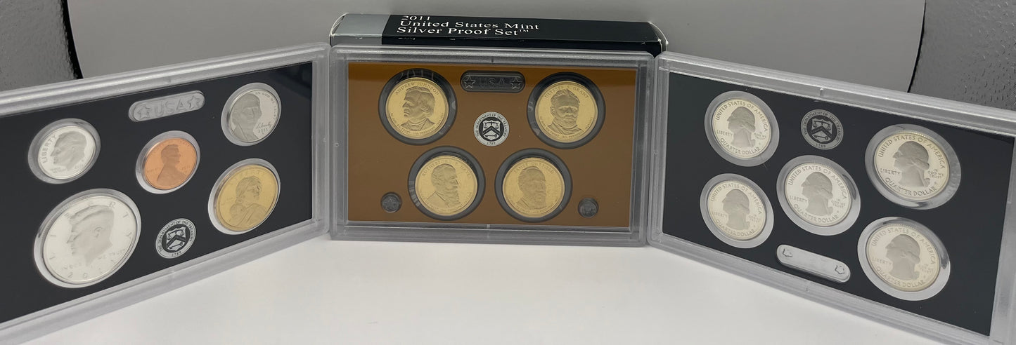 2011 United States Mint Silver Proof Set