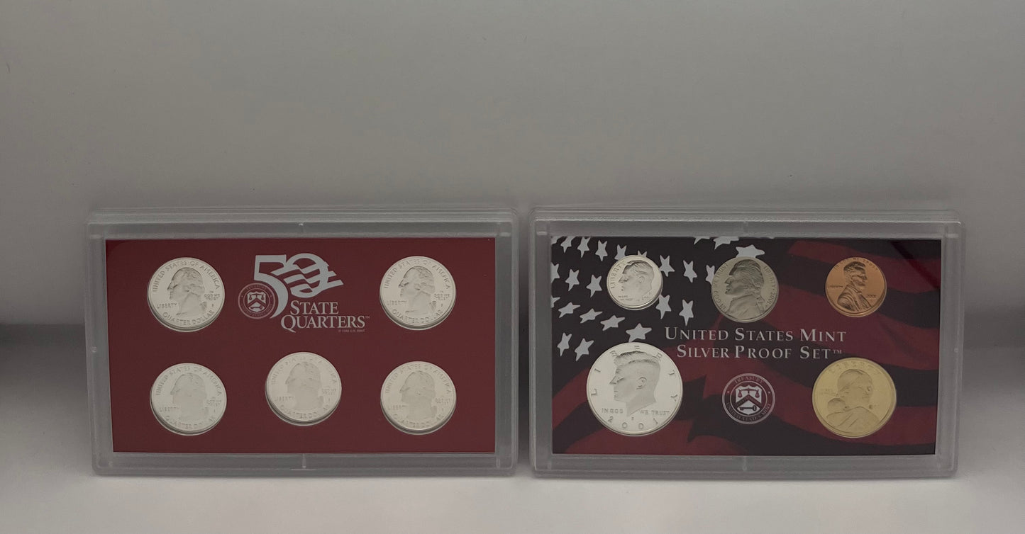 2001 United States Mint Silver Proof Set