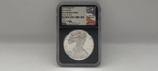 2019 S Eagle $1 First Releases PF 70 Ultra Cameo