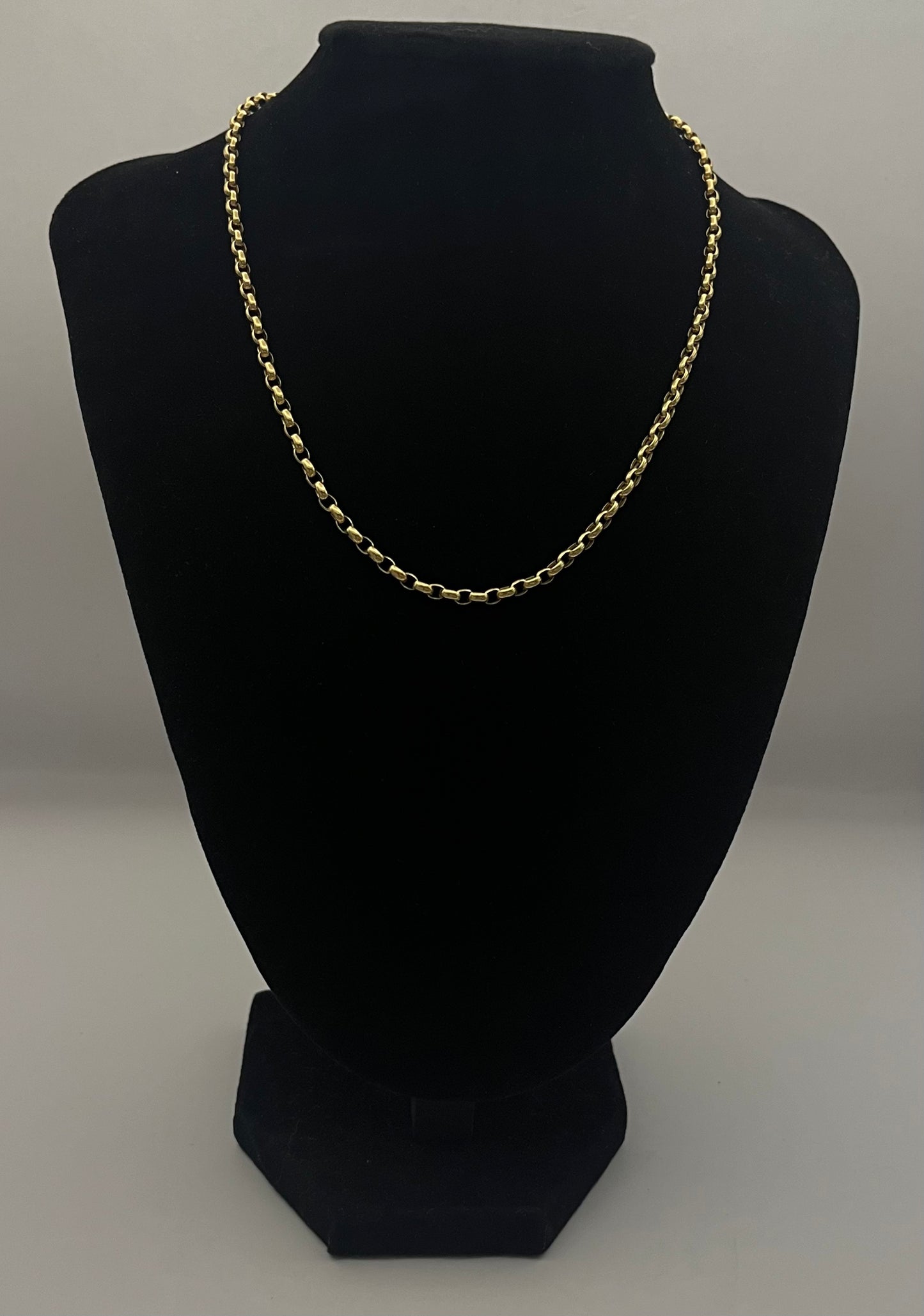 14K Italian Yellow Gold Chain Necklace