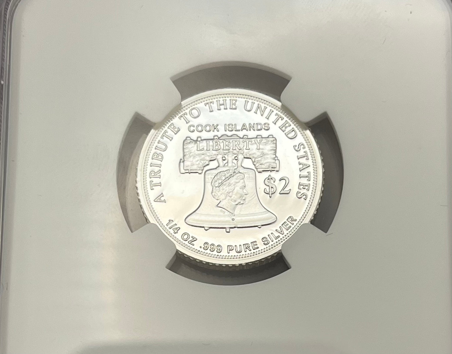 2022 Cook Island $2 American Double Eagle .25oz .999 Fine Silver PF 70 Ultra Cameo