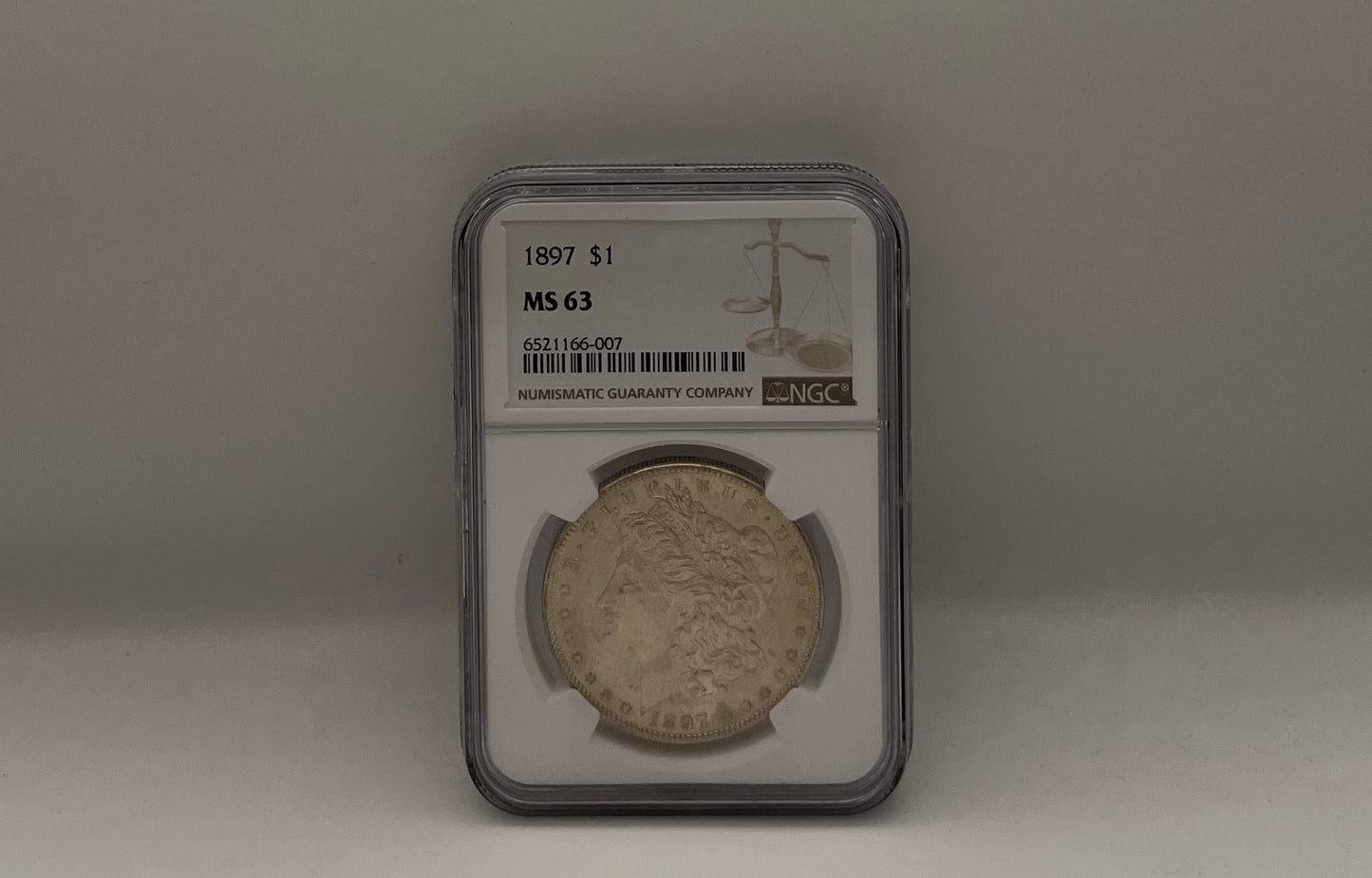 1897 $1 MS 63