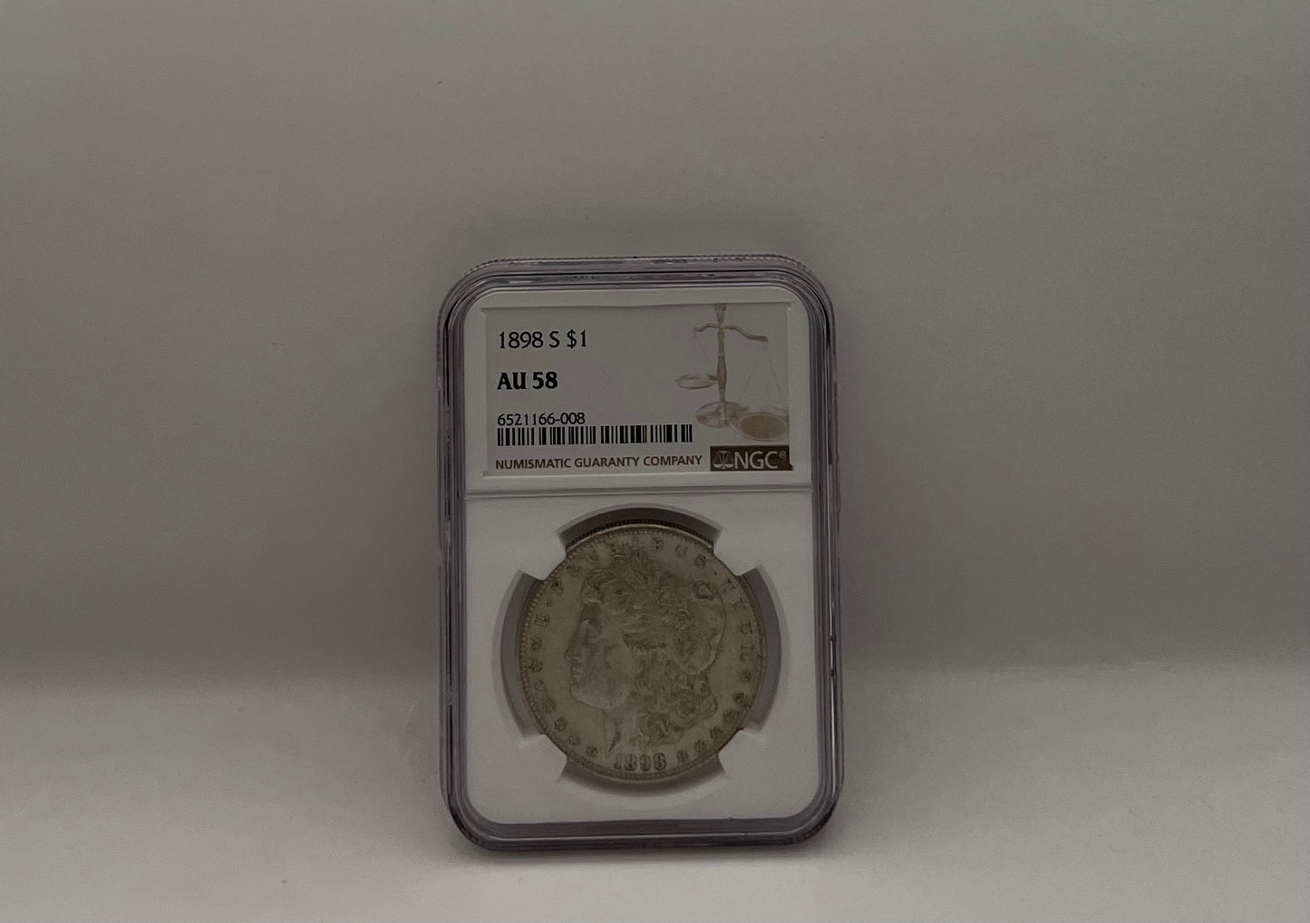 1898 S $1 AU 58