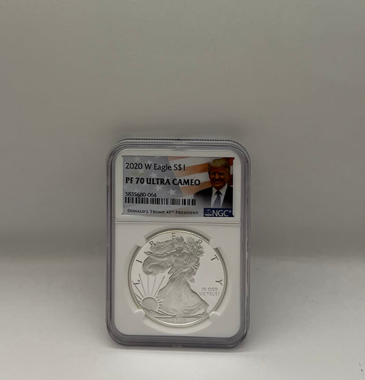 2020 W Eagle $1 PF 70 Ultra Cameo