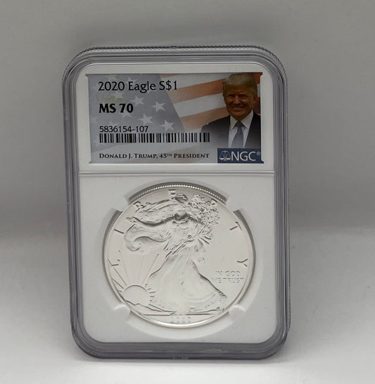 2020 W Eagle $1 MS 70