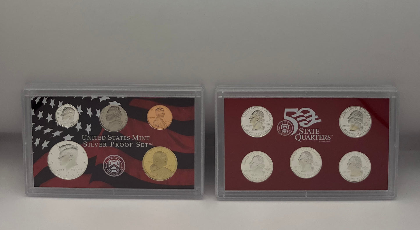 2002 United States Mint Silver Proof Set