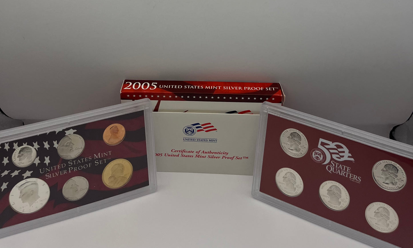 2005 United States Mint Silver Proof Set