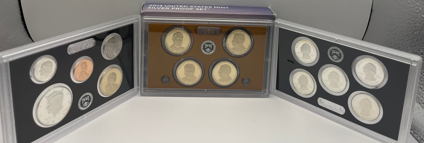 2013 United States Mint Silver Proof Set