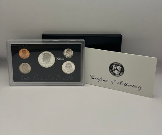 1996 United States Mint Silver Proof Set