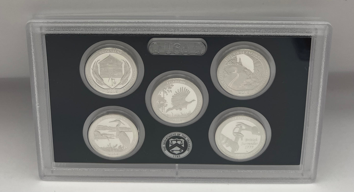 2015 United States Mint Silver Proof Set