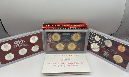 2008 United States Mint Silver Proof Set