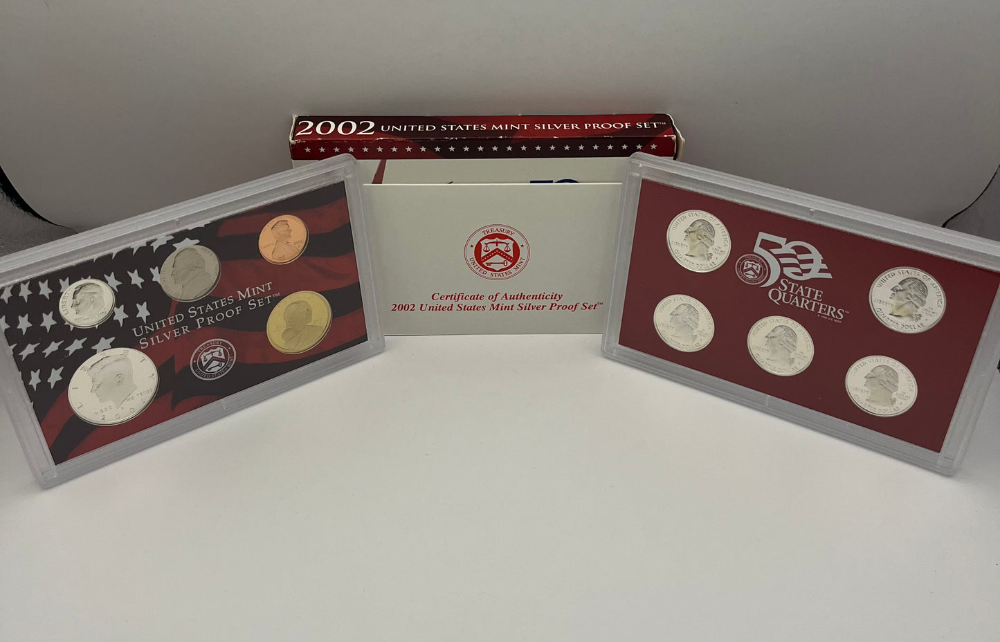 2002 United States Mint Silver Proof Set