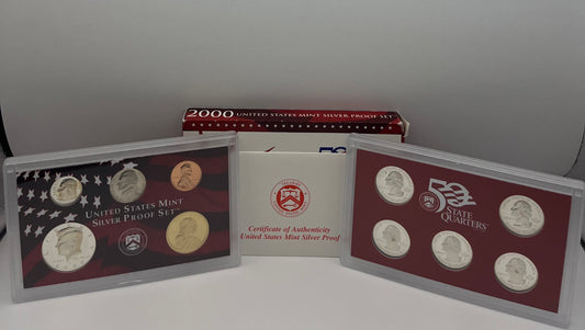 2000 United States Mint Silver Proof Set